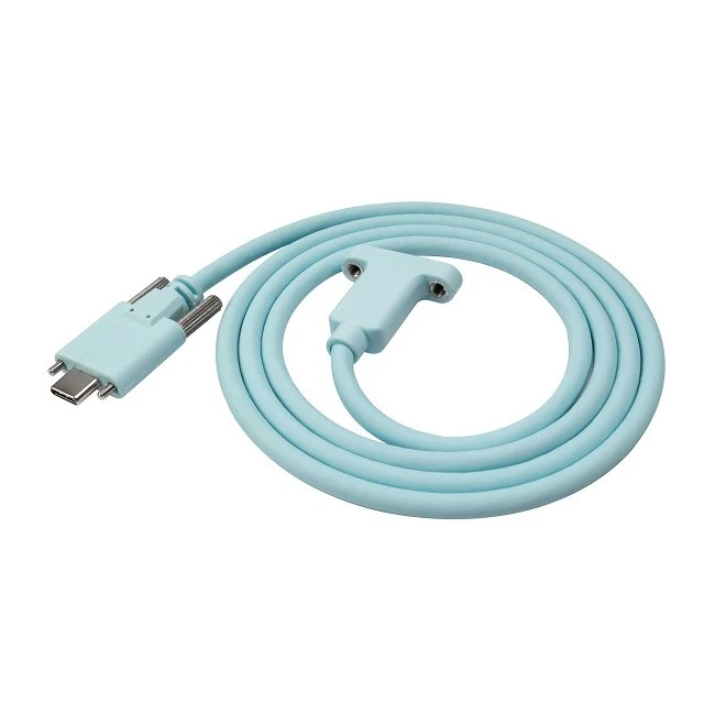USB C Male To USB Type C Female With Dual Screw Cable