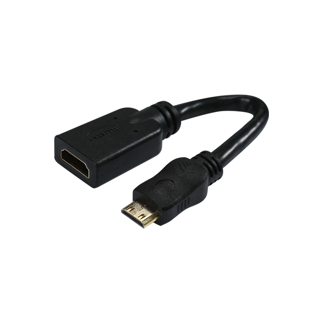 ミニ HDMI オス - HDMI メス ケーブル